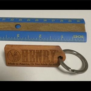 HENRY Rifles Keychain Wooden USA Rifles W/ Keyring